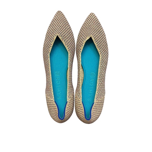 Rothy’s the point limited edition multi metallic shoes 12.5 - Picture 4 of 9